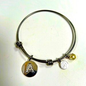 Alex and Ani initial “A” Love This Life expandable bangle bracelet 3 for $20